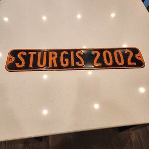 Sturgis Bike Week 2002 street sign.